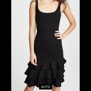 Amanda Uprichard Eloise Dress. Black. Size P.